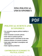 Integrating Political Science and Economics