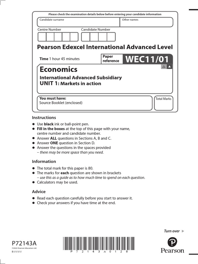 Economics: Pearson Edexcel International Advanced Level | PDF | Taxes ...