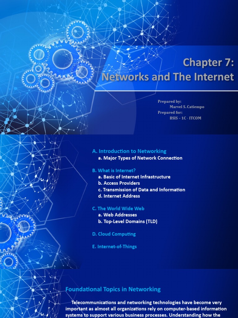 Chapter 7 Networks and The Internet | PDF | World Wide Web | Internet & Web