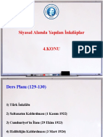 Siyasal Alanda Yapılan İnkılâplar 4.KONU