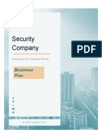 Security Company: Business Plan