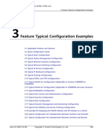 Feature Typical Configuration Examples