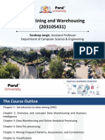 Data Mining and Warehousing Course Outline