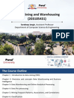 Data Mining and Warehousing (203105431) : Sandeep Jangir, Assistant Professor
