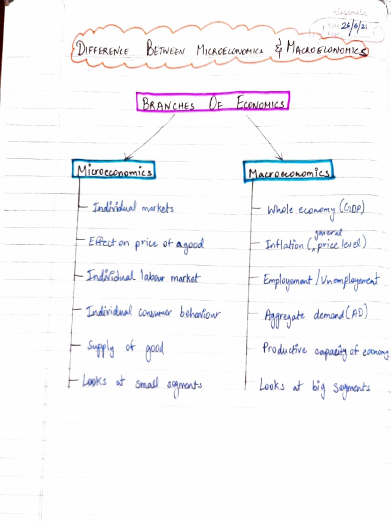 Branches Of Economics Pdf