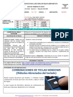 Combinaciones de Teclas Windows (Métodos Abreviados Del Teclado)