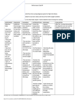 Infant Thermoregulation and Nutrition NCP