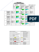 2015 Year V Sem 1 Tentative Schedule