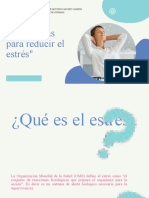 "Estrategias para Reducir El Estrés": Facultad de Medicina Humana Universidad Nacional José Faustino Sanchéz Carrión