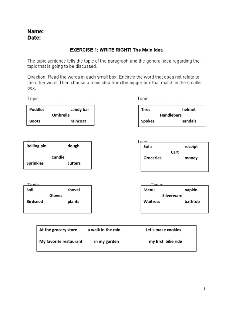 LP3 Writing Exercises PDF