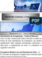 DISCIPLINA: Estatística e Probabilidade