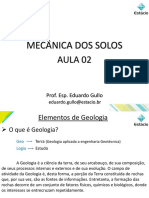 Mecânica Dos Solos: Aula 02