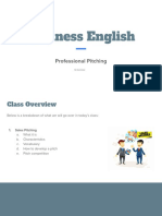2. Professional Pitching - INSEEC Business English 