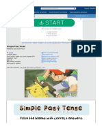 Simple Past Tense Online PDF Exercise For Year 3