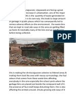 Christurajpuram colonies face waste management challenges