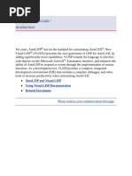 Autolisp Developer'S Guide : Autolisp and Visual Lisp Using Visual Lisp Documentation Related Documents