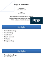 Drugs in Anesthesia