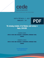 (NT 002) GAMA, A. COSTA, R. (2021) - The Increasing Circulation of The Mumbuca Social Currency in Maricá, 2018-2020