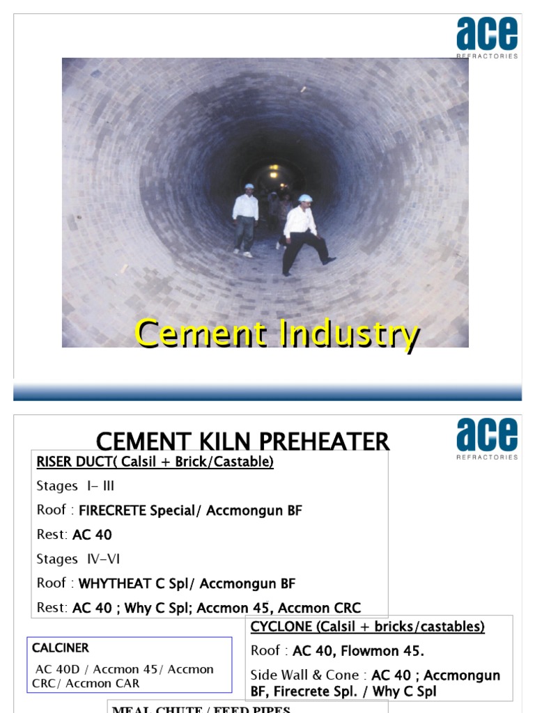 Presentation - Cement - Gen | PDF | Refractory | Cement