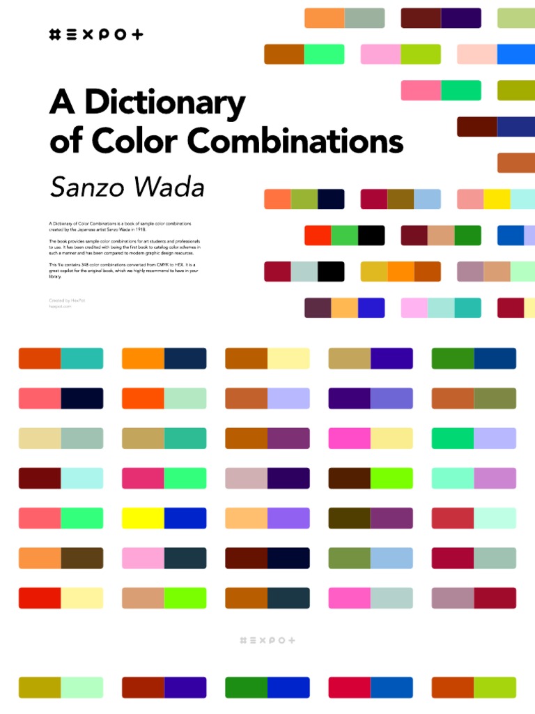 A Dictionary of Color Combinations: Sanzo Wada | PDF