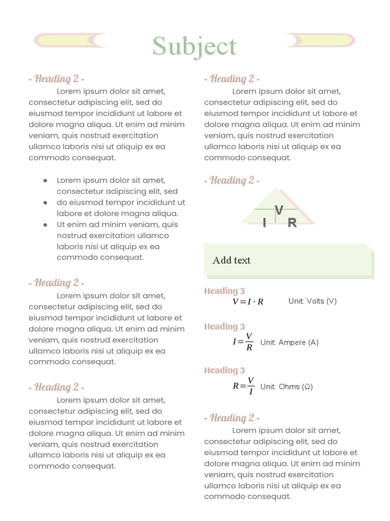 Google Docs Notes Template Hihi | PDF