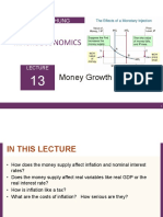 Lecture 13 Money Growth and Inflation