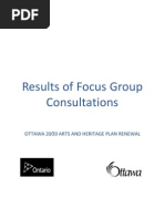 Download City of Ottawa Culture Plan Renewal - Final Focus Group Report by culture_discussion SN64163602 doc pdf