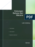 Hubungan Bahasa Dan Wacana