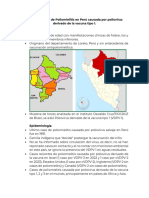 Resumen Caso de Poliomielitis en Perú Marzo 2023
