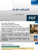 Regra de Laplace: 11. LH1 - M.A.C.S