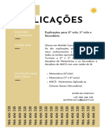 Explicações: Segunda A Domingo