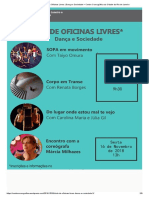 Ciclo de Oficinas Livres - Dança e Sociedade - Centro Coreográfico Da Cidade Do Rio de Janeiro