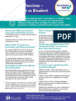COVID-19 Vaccines - Monovalent Vs Bivalent: DOH 825-082 December 2022