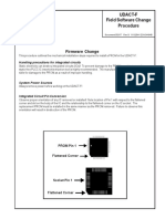 UDACT-F Field Software Change Procedure 50317