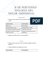 Taller de Peritoneo y Fisiologia Del Dolor Abdominal