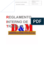 Reglamento Interno de Trabajo