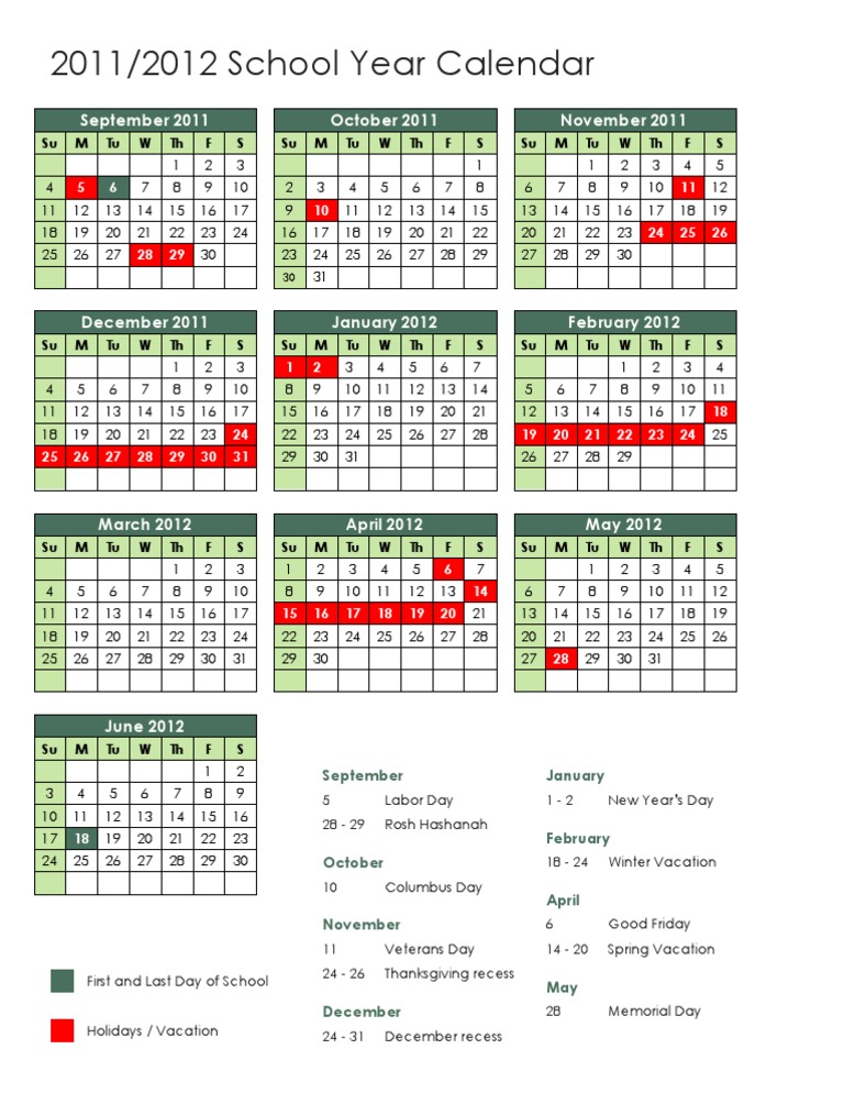 2011 Calendar Stock Vector (Royalty Free) 66093022