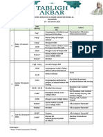 Rundown Kegiatan Habib Hanif Alathos Di Pulau Lombok