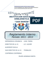 Download REGLAMENTO INTERNO 2011 - 2013 by Milagros Huaranga SN64164993 doc pdf