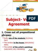 Subject-Verb Agreement