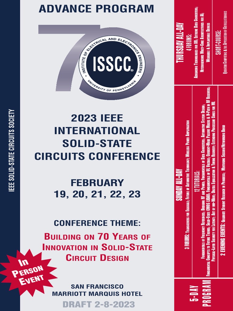 ISSCC 2023 Advance Program Overview | PDF | Digital Signal Processor ...