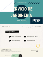 Mapa Mental de Servicio de Jardineria