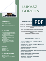 Curriculum Vitae Lukasz Gorgon