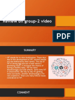 Review On Group-2 Video