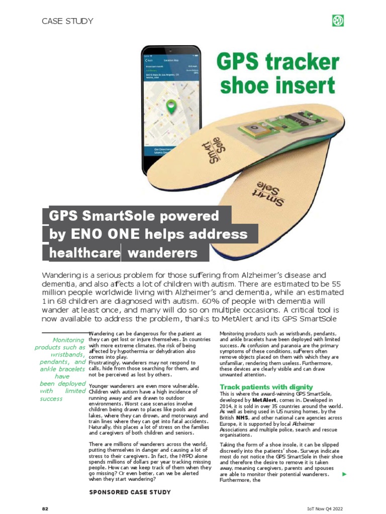 Case Study - GPS Tracker Shoe Insert | PDF | Technology & Engineering