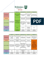 Lunes 01 Martes 02 Miercoles 03 Jueves 04 Viernes 05: MAYO 2023