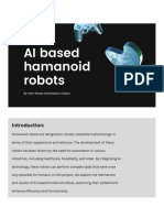 AI Based Hamanoid Robots: Mid-Term Project