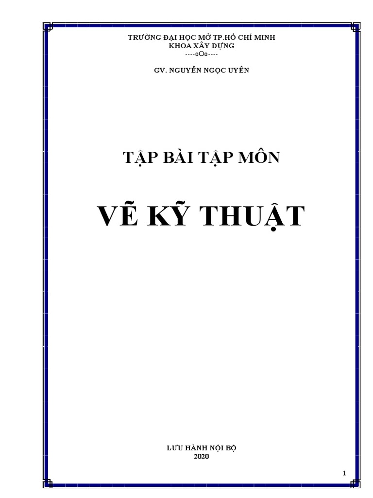 Bai Tap Mon Ve Ky Thuat | PDF
