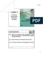 Financial Statements and Ratio Analysis: Learning Goals