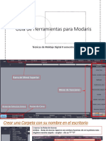 Guía de Herramientas para Modaris: Técnicas de Moldaje Digital II Semestre